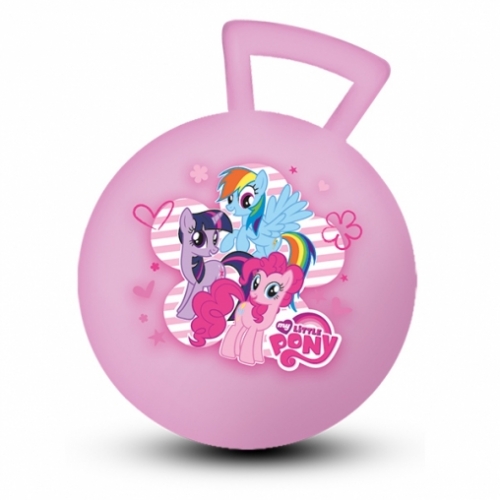 МЯЧ "ИГРАЕМ ВМЕСТЕ" "MY LITTLE PONY" 45 СМ С РУЧКОЙ, ЦВЕТ В АССОРТ.