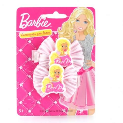 НАБОР ИЗ 2-Х ЗАЖИМОВ ДЛЯ ВОЛОС "ИГРАЕМ ВМЕСТЕ" BARBIE
