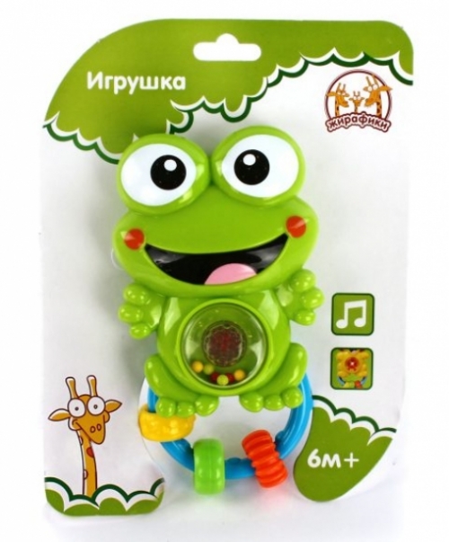 Игрушка "Лягушонок" со светом и звуком