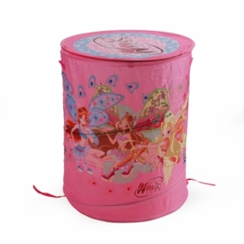 КОРЗИНА ДЛЯ ИГРУШЕК "ИГРАЕМ ВМЕСТЕ" WINX В ПАК. (РУСС. УП.) 45*50 СМ