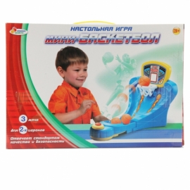ИГРА НАСТОЛЬНАЯ "ИГРАЕМ ВМЕСТЕ" МИНИ-БАСКЕТБОЛ В РУСС. КОР. 36*25*5,5 СМ