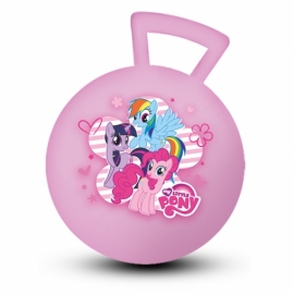 МЯЧ "ИГРАЕМ ВМЕСТЕ" "MY LITTLE PONY" 45 СМ С РУЧКОЙ, ЦВЕТ В АССОРТ.