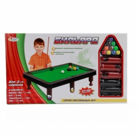 ИГРА НАСТОЛЬНАЯ "ИГРАЕМ ВМЕСТЕ" БИЛЬЯРД В РУСС. КОР. 45*26*3,5 СМ