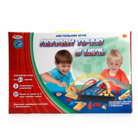 ИГРА НАСТОЛЬНАЯ "ИГРАЕМ ВМЕСТЕ" "ПОПАДИ ТОЧНО В ЦЕЛЬ" В РУСС. КОР. 33*21,5*6 СМ