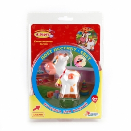 ИГРУШКА ПВХ "ИГРАЕМ ВМЕСТЕ" БЫЧОК, СВЕТ+ЗВУК НА БЛИСТЕРЕ (РУСС. УП.)