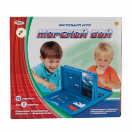 ИГРА НАСТОЛЬНАЯ "ИГРАЕМ ВМЕСТЕ" "МОРСКОЙ БОЙ" В РУСС. КОР.